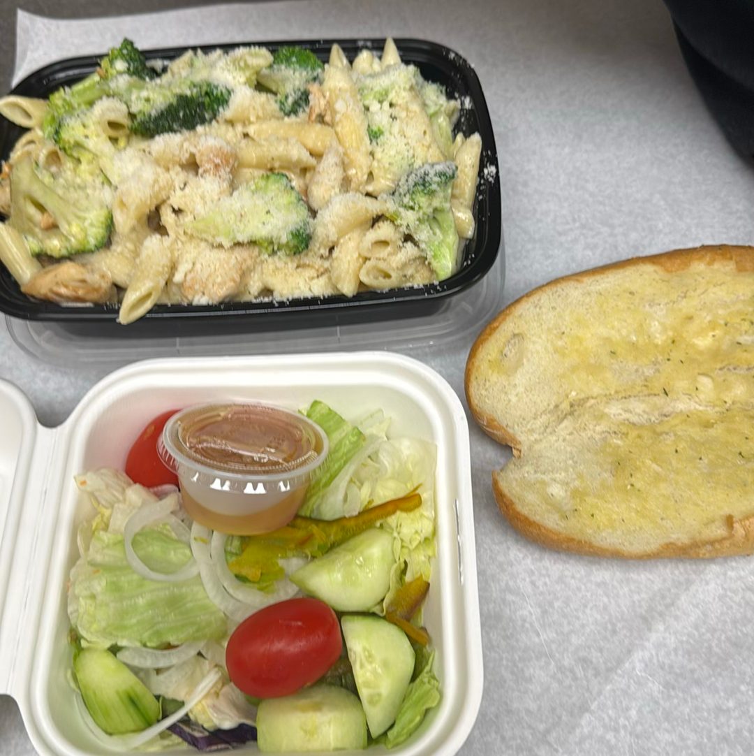 Chicken, Broccoli & Ziti.
