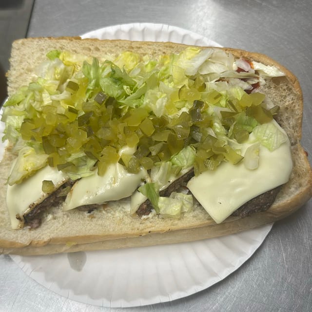 Cheeseburger Sub.