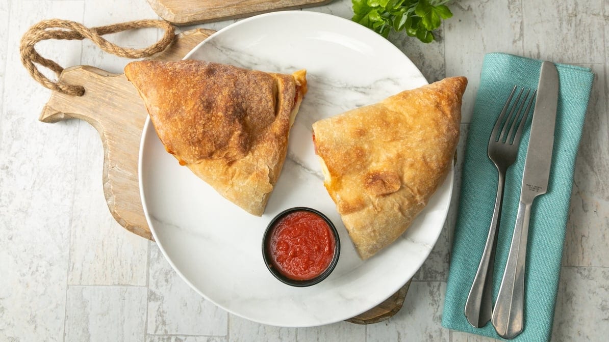 Steak & Cheese calzones.