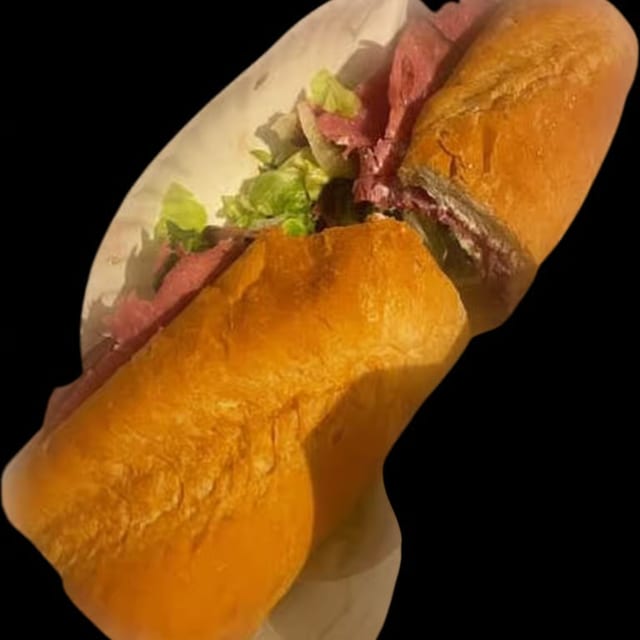 Roast Beef & Turkey Sub.