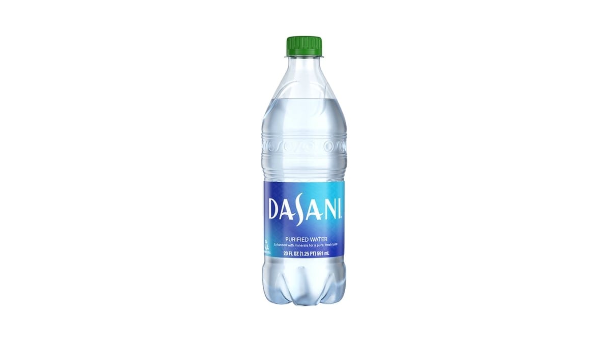 Dasani Water.