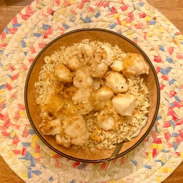 Broiled Scallops.