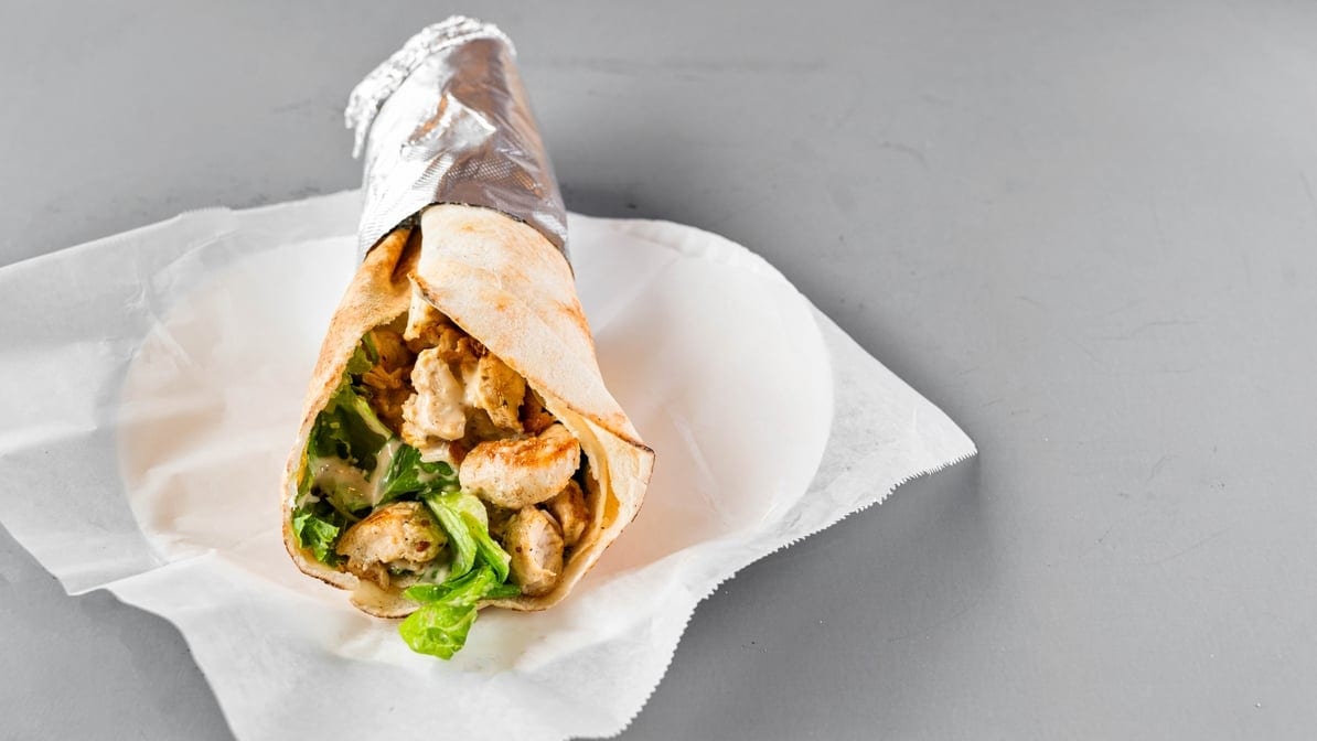 Chicken Caesar Wrap.